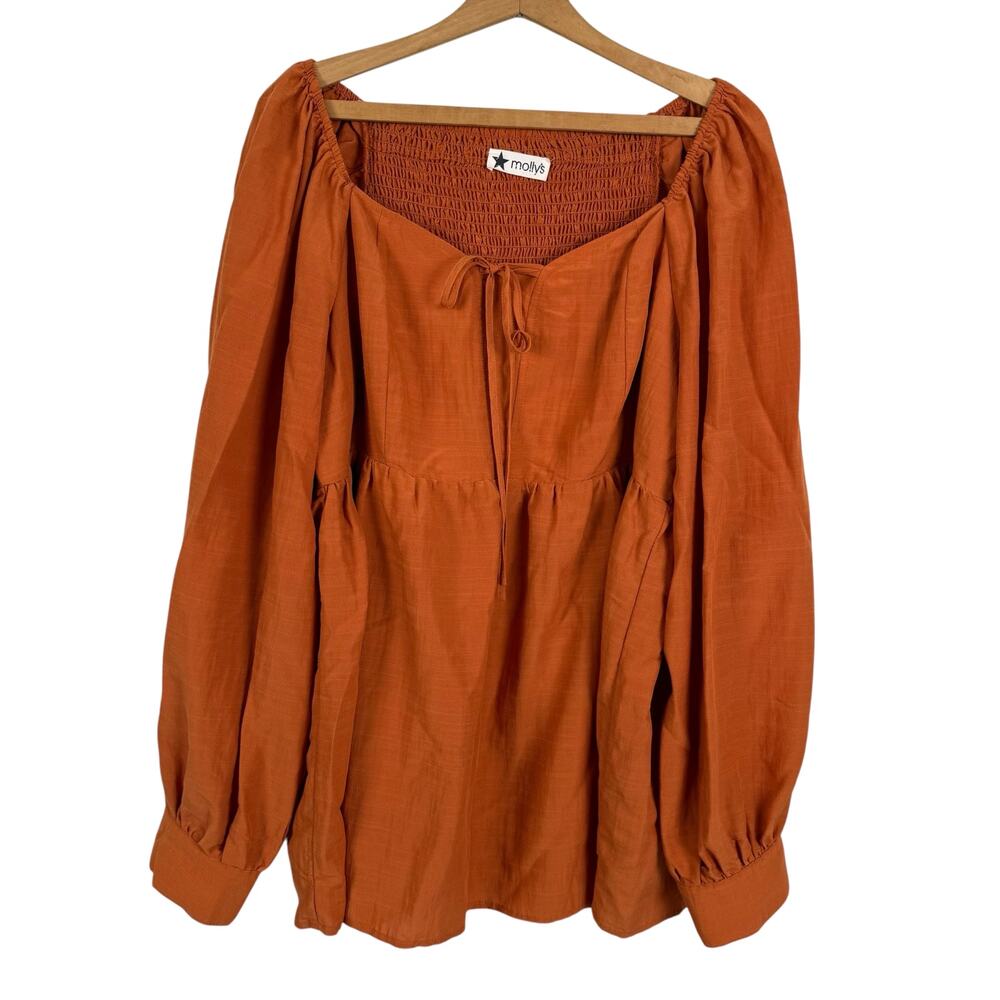 Women Babydoll Top Size 1X Boho Cottage Prairie Folk Romantic Western Ranch Boho